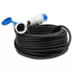 PS-CMP1M/44/20M/3X2,5/H05RR-F Adapter redukcja CAMPING Przejściówka 16A 3P 1X 230V EXTREM 3X2,5 H05RR-F  20 M IP44