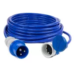 PS-CMP1M/44/5,0M/3X2,5/H07BQ-F Adapter redukcja CAMPING Przejściówka 16A 3P 1X 230V EXTREM 3X2,5 H07BQ-F 5 M IP44