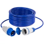 PS-CMP1M/44/20M/3X2,5/H07BQ-F Adapter redukcja CAMPING Przejściówka 16A 3P 1X 230V EXTREM 3X2,5 H07BQ-F  20 M IP44