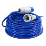 PS-CMP1M/44/20M/3X2,5/H07BQ-F Adapter redukcja CAMPING Przejściówka 16A 3P 1X 230V EXTREM 3X2,5 H07BQ-F  20 M IP44