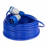 PS-CMP1M/44/20M/3X2,5/H07BQ-F Adapter redukcja CAMPING Przejściówka 16A 3P 1X 230V EXTREM 3X2,5 H07BQ-F  20 M IP44