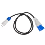 PS-CMP1Z/44/1,5M/3X2,5/H05RR-F Adapter redukcja CAMPING CEE 16A 3P X1 230V EXTREM  3X2,5 H05RR-F 1,5 M IP44