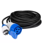PS-CMP1Z/44/5,0M/3X2,5/H05RR-F Adapter redukcja CAMPING CEE 16A 3P X1 230V EXTREM  3X2,5 H05RR-F 5 M IP44