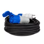PS-CMP1Z/44/15M/3X2,5/H05RR-F Adapter redukcja CAMPING CEE 16A 3P X1 230V EXTREM  3X2,5 H05RR-F 15 M IP44