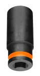 Nasadka udarowa 1/2" długa, 24 x 78mm , Cr-Mo