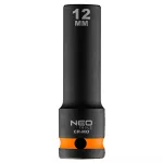 Nasadka udarowa 1/2" długa, 12 x 78mm , Cr-Mo