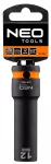 Nasadka udarowa 1/2" długa, 12 x 78mm , Cr-Mo
