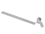 Uchwyt do drutu KLIK z zaczepem pod dachówkę Inox H-60/L-330