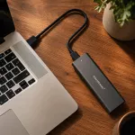 Qoltec Obudowa | kieszeń do dysków  M.2 SSD | NVME | PCI-E | USB-C