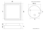SU-MA plafoniera BENI BN-KW200-PIR