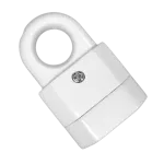 Gniazdo przenośne 1-krotne, 1x2P 250V~/2,5A białe z uchwytem GP2C