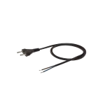 Przewód przyłączeniowy z zalewaną wtyczką płaską brązowy PVC 250V~/2,5A 2x0,75mm²- 2m S-13-0,75-2-3