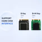 Qoltec Obudowa | kieszeń do dysków  M.2 SATA SSD | NGFF | USB-C