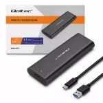 Qoltec Obudowa | kieszeń do dysków  M.2 SATA SSD | NGFF | USB-C