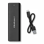Qoltec Obudowa | kieszeń do dysków  M.2 SSD | NVME | PCI-E | USB-C