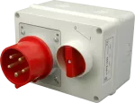 Wtyczka z wyłącznikiem inlet 16A 5P 400V IP44