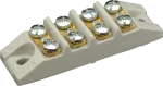 Ceramiczna złączka przyrządowa z kołnierzem 4 złączki 4 mm2