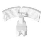 TOS DUO LED 2x20W podwójny naświetlacz ogrodowy z PIR, 2x1600lm, IP65, 4000K, PC, biały