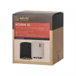 KORIN 10, oprawa typu downlight, 60W, E27, stal, czarna