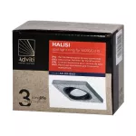 HALISI SM ramka dekoracyjna oprawy punktowej, MR16/GU10 max 50W, kwadrat, ruchoma, czarna
