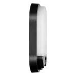 NEFRYT LED 10W, oprawa ogrodowa z czujnikiem ruchu, 800lm, IP54, 4000K, czarna