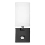 ENID LED 10W, oprawa ogrodowa z czujnikiem ruchu PIR, 800lm, IP65, 4000K, czarna
