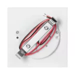 DRACO LED NEW 1,5W, oprawa schodowa podtynkowa, 12VDC, 30lm, 4000K, biała, innowacyjny sposób montażu
