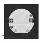 DRACO LED NEW 1,5W, oprawa schodowa podtynkowa, 12VDC, 30lm, 6000K, czarny, czujnik ruchu i zmierzchu