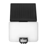 SOLIS LED 10W, naświetlacz solarny z czujnikiem ruchu PIR, 1200lm, IP54, 4000K, 3000 mAh, czarny