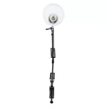 DIAN, lampa biurkowa przykręcana, 10W, E27, stalowa, czarna
