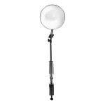 DEON, lampa biurkowa przykręcana, 10W, E27, stalowa, czarna