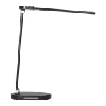 ERGO LED, lampka biurkowa z ładowarką USB, 8W, 400lm, 3000-4000-6000K, zmiana barwy światła, funkcja ściemniania, czarna