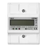 3-fazowy cyfrowy wskaźnik zużycia energii elektrycznej, 100A, 4 moduły, DIN TH-35mm