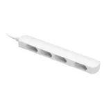 Przedłużacz 4 gniazda 2P/II, płaska wtyczka, przewód 2x1mm², 2500W, 1,4m, biały