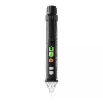 Indukcyjny tester napięcia z latarką, 12-1000V AC, czarny