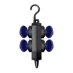 Przedłużacz warsztatowy bryzgoszczelny IP44, 4 gniazda (2+2) 2P+Z, IP44, przewód gumowy, H05RR-F 3x1,5mm², długość 5m