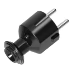Wtyczka prosta Uni-Schuko 16A, 230V, czarna