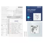 Gniazdo pojedyncze 2P+Z, Schuko, USB-A + USB-C, wyjście 5VDC max. 3A, biały