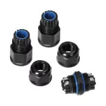 Konektor kablowy prosty IP68, 5x2,5mm2, 400V/25A