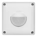 Czujnik ruchu, 2 i 3 żyłowy, 190 st. IP65, 500W, zasięg max. 20m, do puszki, biały