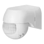 Czujnik ruchu 180° IP44, 800W, max 15m, mini, biały