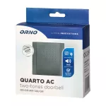 QUARTO AC, dzwonek przewodowy elektromechaniczny dwutonowy, 230V, grafit