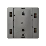 QUARTO AC, dzwonek przewodowy elektromechaniczny dwutonowy, 230V, grafit