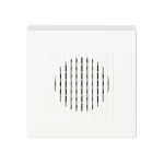 RINGIL MINI AC, dzwonek przewodowy elektroniczny jednotonowy, 230V, biały