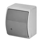 Łącznik krzyżowy n/t AQUATIC IP44 szary-grafit