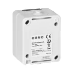 Gniazdo pojedyncze 2P+Z AQUATIC MINI IP54 biało-czarne