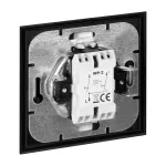 Łącznik p/t świecznikowy Luna, 10A, 250V, WP-2L, czarny