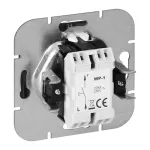 Łącznik jednobiegunowy p/t z podświeleniem Pearl, 10A, 250V, WP-1P/S, czarny