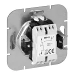 Łącznik p/t schodowy Pearl, 10A, 250V, WP-5P, srebrny