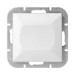 Łącznik krzyżowy p/t Pearl, 10A, 250V, WP-8P, biały